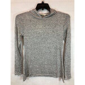 Everyday Elegance: Women's Grey Small Long Sleeve Casual Shirt